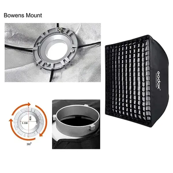 Godox SB-BW 60*60cm Bowens Mount Softbox For Studio Strobe – View 3