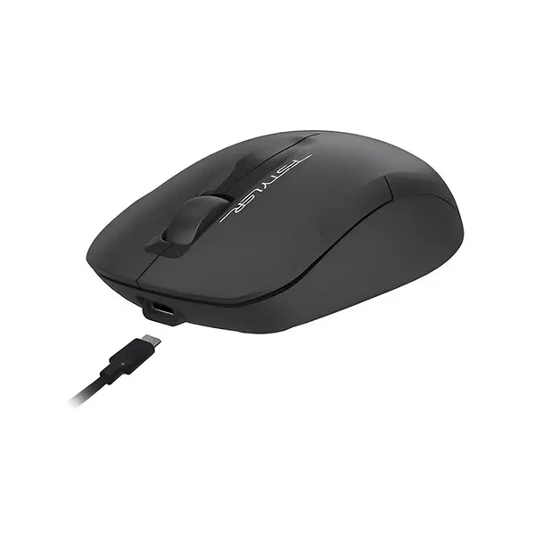 A4TECH Fstyler FG15C Air2 Dual-Mode Rechargeable Wireless Mouse – Color: Black – View 2