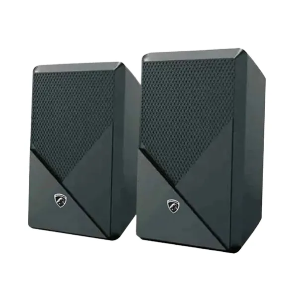 Pc Power HN-889 2.0 Wired Stereo Black Mini Multimedia Speaker – View 1