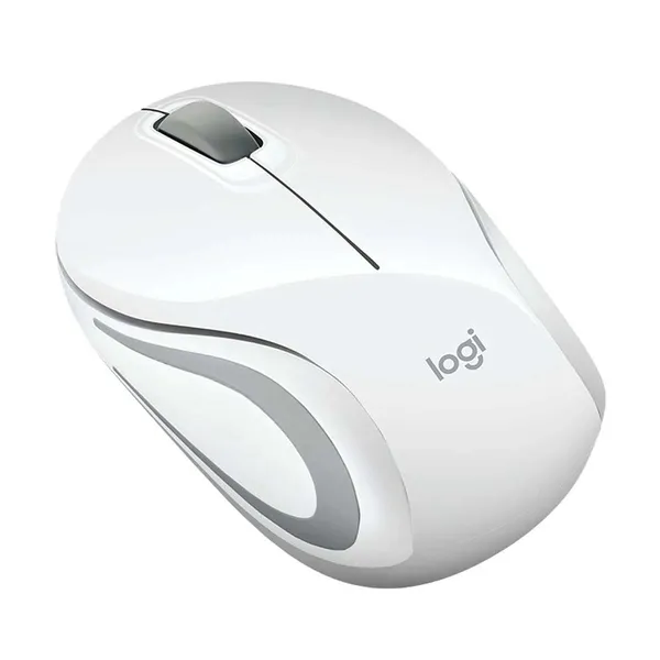 Logitech M187 Wireless MAC Support Extra-Small Mouse – Color: White – View 3