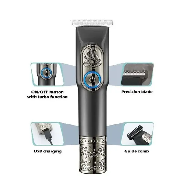 VGR V-963 Professional Rechargeable Cordless Beard Hair Trimmer – View 4