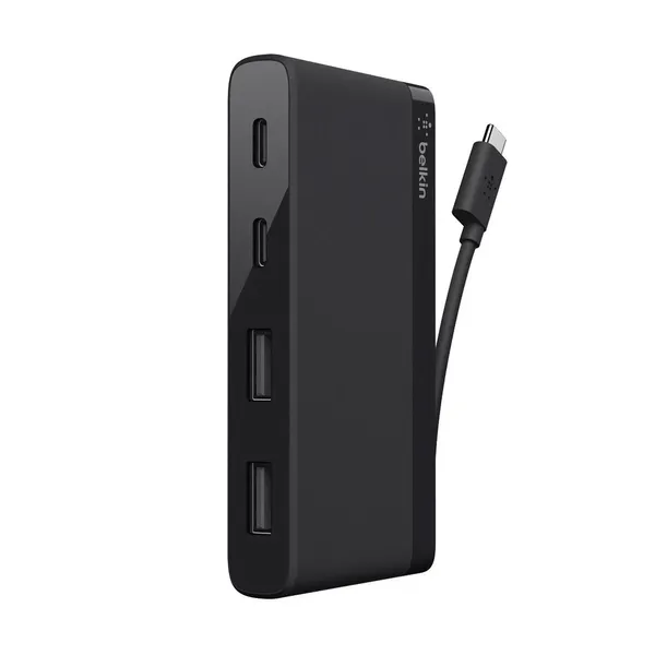 Belkin F4U090btBLK 4-Port Type-C Mini Hub – View 1