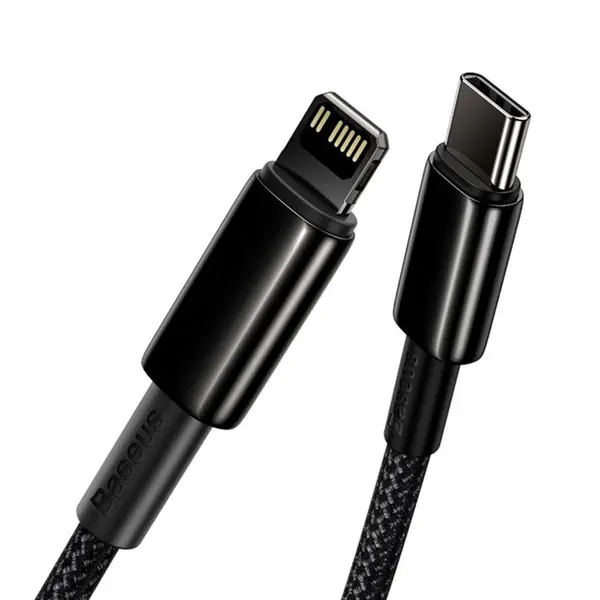 Baseus Tungsten Gold 20W PD USB-C to Lightning Fast Charging & Data Sync Cable – View 3