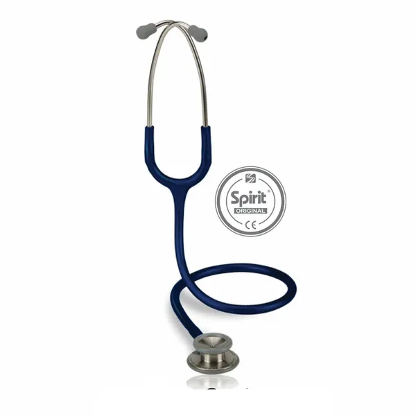 Spirit Delux Series II Professional Stethoscope – Color: Blue – View 2