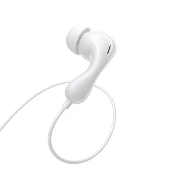 Baseus CZ20 Type-C Wired Earphone – Color: White – View 3