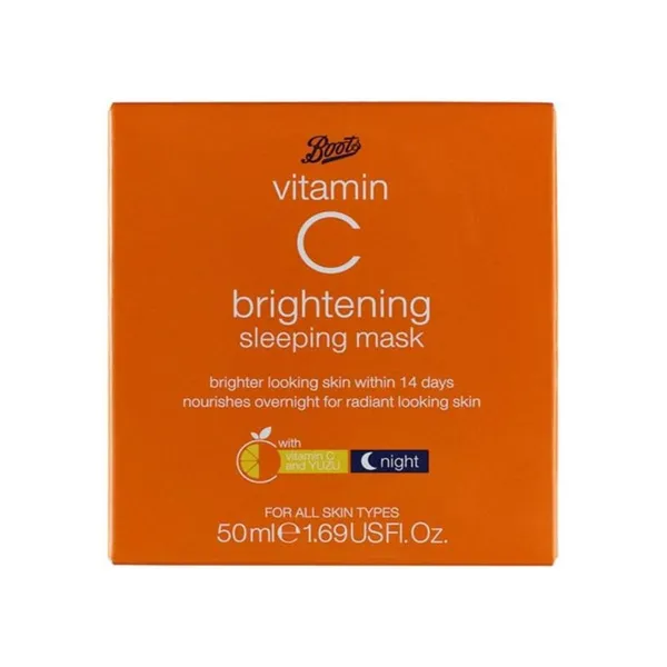 Boots Vitamin C Brightening Sleeping Mask Night - 50ml – View 3