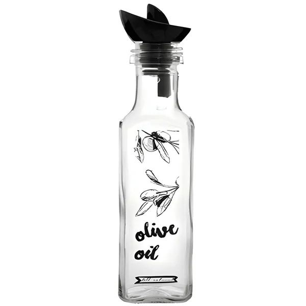 HEREVIN 151082-075 Square Oil Bottle Black 1000cc – View 1
