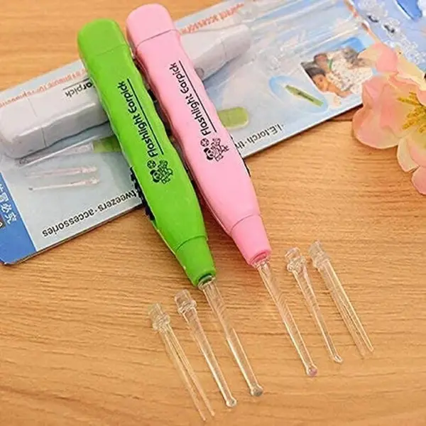Baby LED Light Ear Pick Flashlight Multicolor Electric Ear Cleaner – View 6
