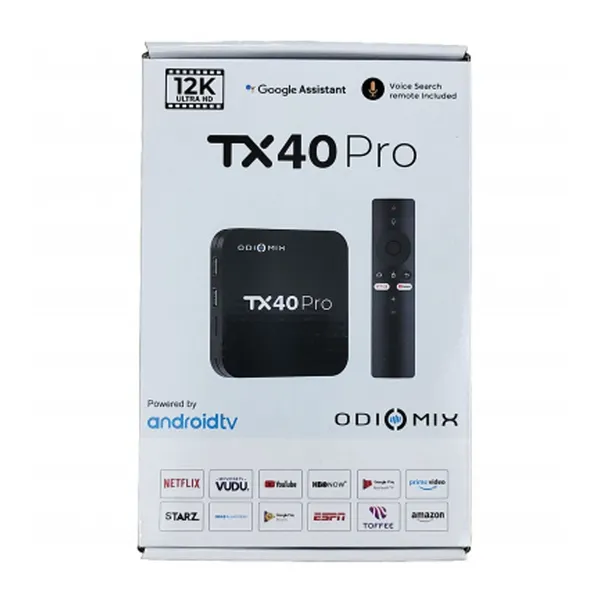 TX40 Pro 12K Ultra HD Android TV Box – View 2