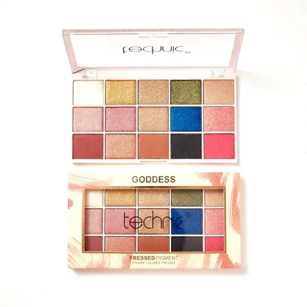 Technic 15 Pressed Goddess Pigments Eyeshadow Palette – View 2