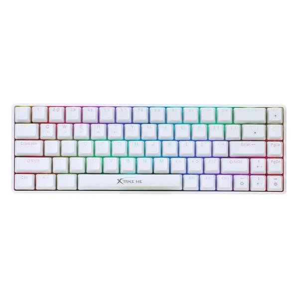Xtrike Me GK-994W RGB Tri-Mode Wireless Mechanical Gaming Keyboard – Color: White – View 2
