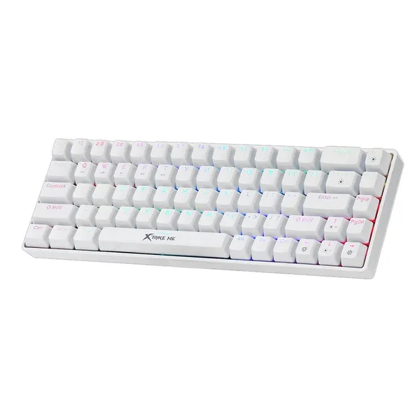 Xtrike Me GK-994W RGB Tri-Mode Wireless Mechanical Gaming Keyboard – Color: White – View 3