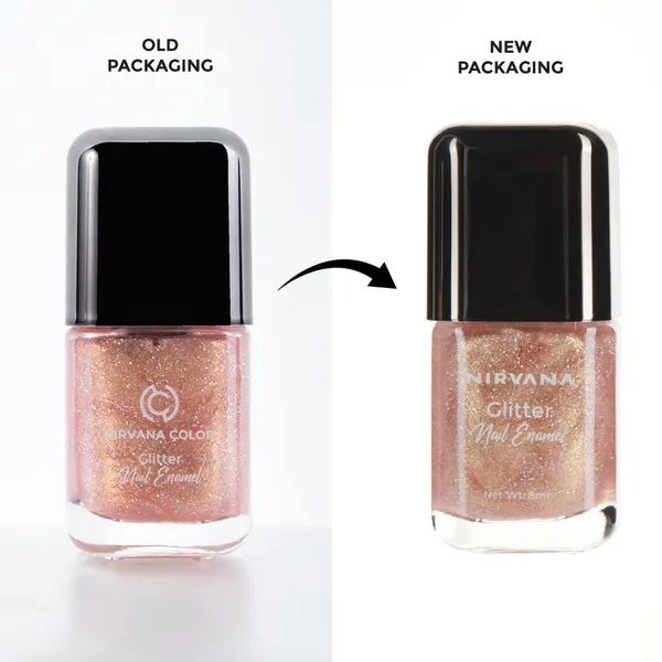 Nirvana Color Glitter Nail Enamel Hold Me 24 Nail Polish – View 2