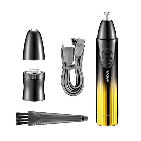 VGR V-619 Professional 2-in-1 Nose Trimmer and Grooming Kit for Men and Women – View 1