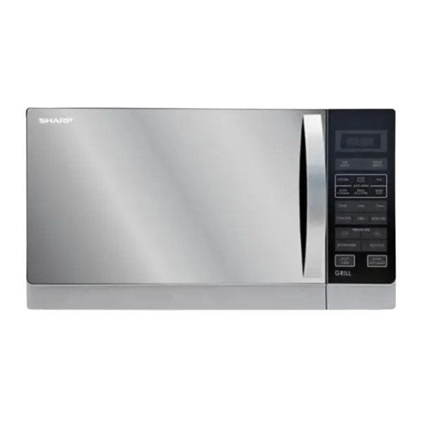 SHARP R-32A0-SM-V 25L Silver Touch Control Microwave Oven – View 1