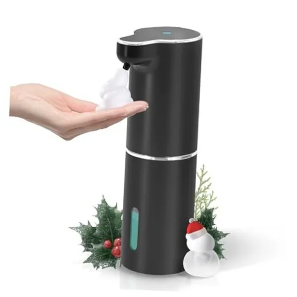 Electric Automatic Touchless Liquid Foam Soap Dispenser 350ml – Color: Black – View 3