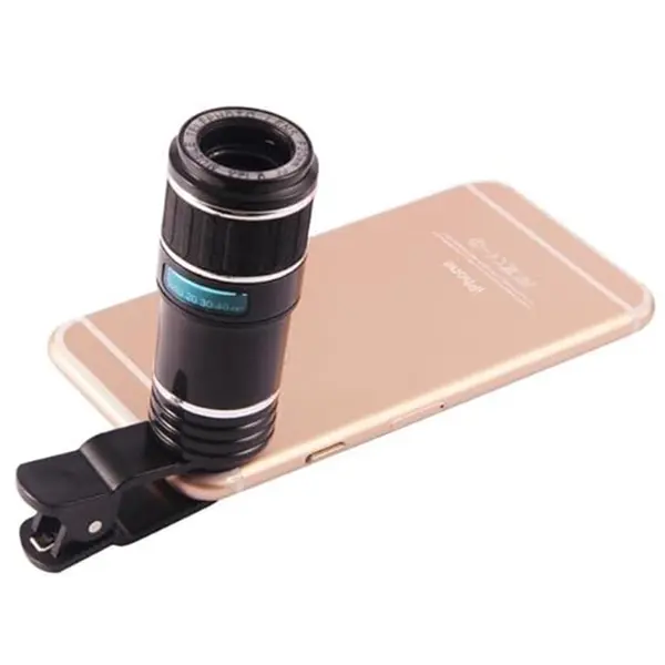 LionBolt 12x Metal HD Optical Zoom Mobile Telescope Lens kit for All Mobile Camera Mobile Phone Lens – View 3