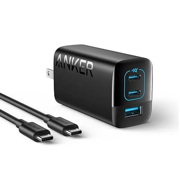 Anker 336 67W Fast USB-C Charging Three Port Adapter for Multiple Devices – View 1