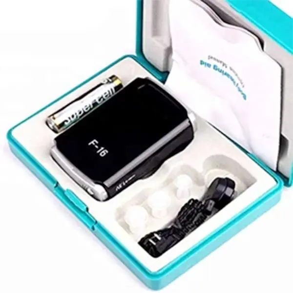 Axon F-16 Professional Hearing Aid Enhancer Ear Machine & Sound Amplifier – Color: Black – View 2