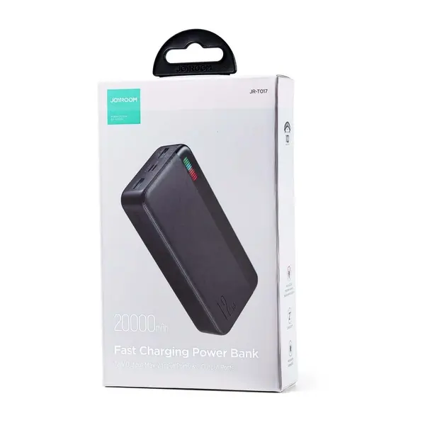 JOYROOM JR-T017 Dazzling Series LED Power Indicator Power Bank – Color: Black – View 4