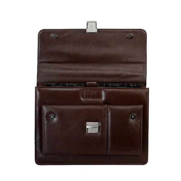 Smart & Cow Leather Unique Laptop Marketing Official Bag – View 3