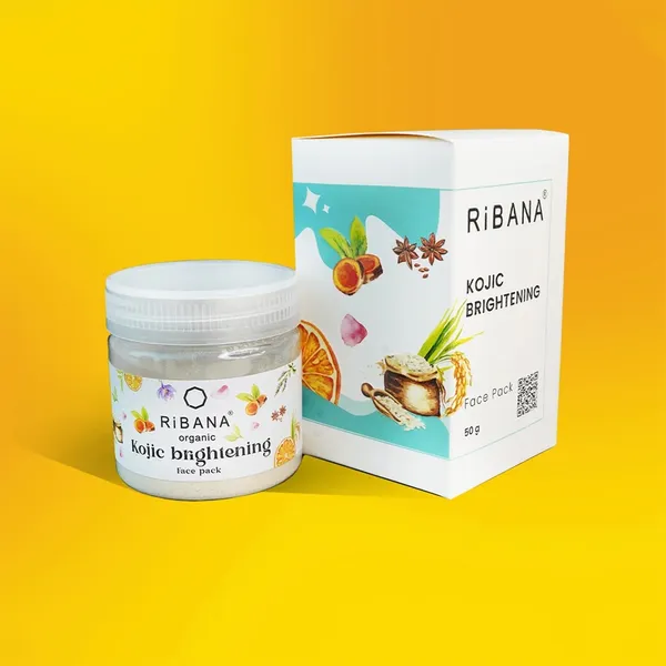 Ribana Kojic Brightening Vitamin C Removes Sunburn Face Pack – View 3