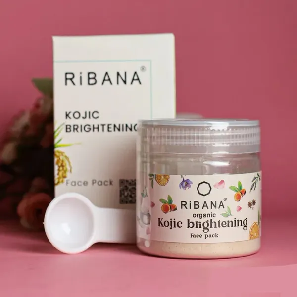 Ribana Kojic Brightening Vitamin C Removes Sunburn Face Pack – View 2