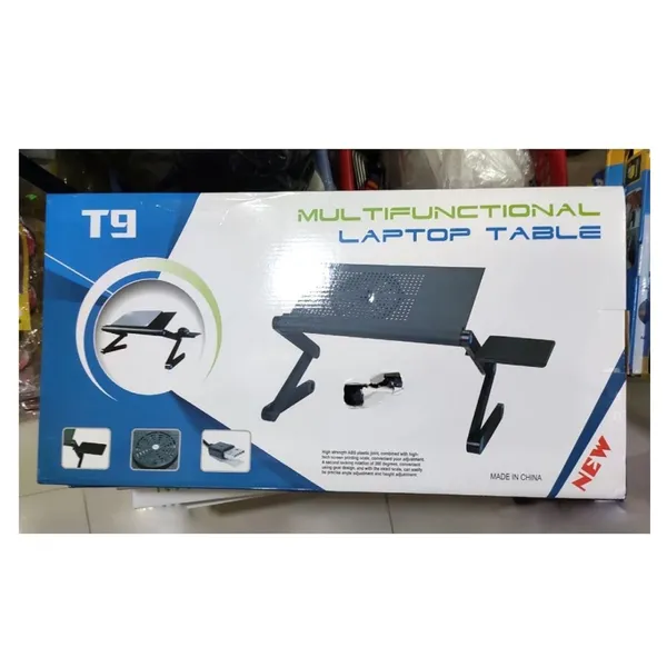 Laptop Table T9 Aluminium Alloy Surface USB Cooling Fan – View 5