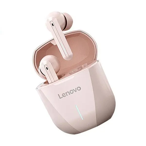 Lenovo XG01 Gaming TWS  Wireless Bluetooth Earbuds – Color: Pink – View 2