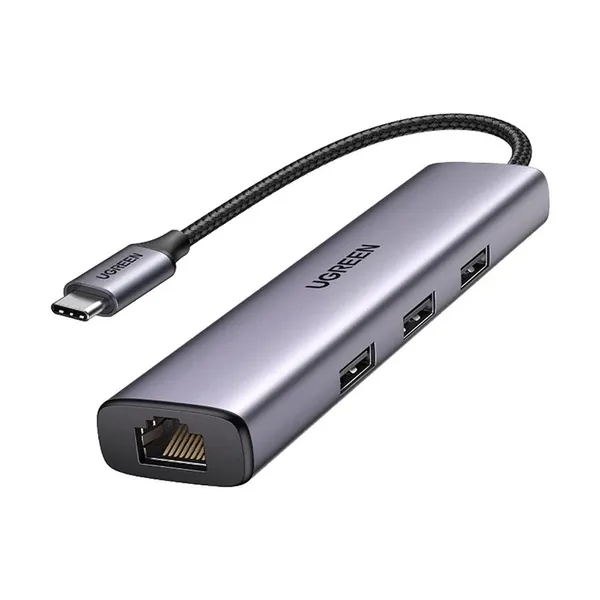 UGREEN CM475 4 in 1 Ethernet Adapter Hub – View 3