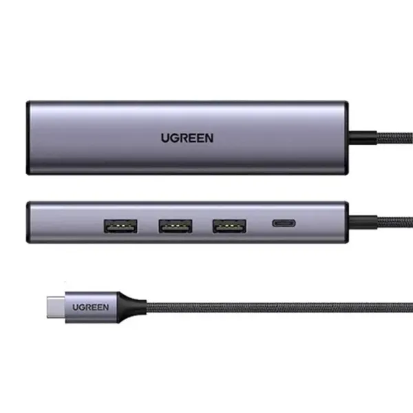UGREEN CM475 4 in 1 Ethernet Adapter Hub – View 4