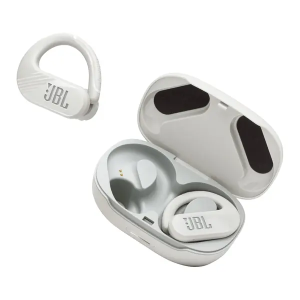 JBL Endurance Peak II Waterproof true wireless sport earbuds – Color: White – View 2