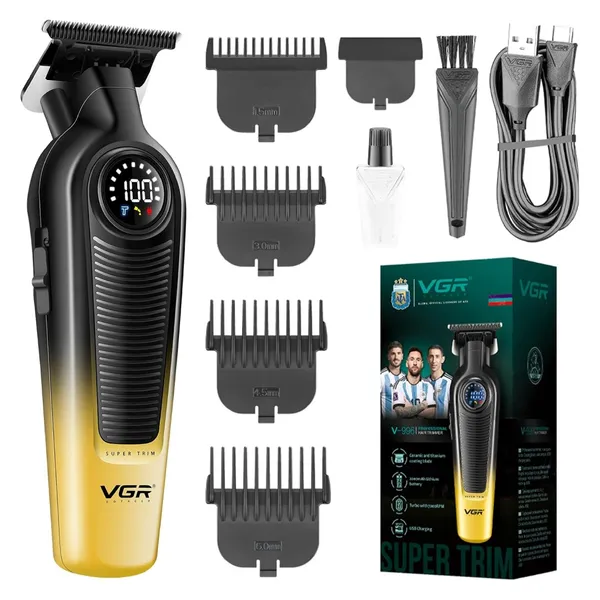 VGR V-996 Professional Hair Trimmer – Color: Gold – View 1