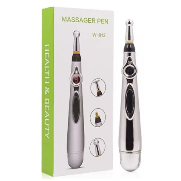 Electric Meridian Rechargeable Acupuncture Massage Pen – View 4