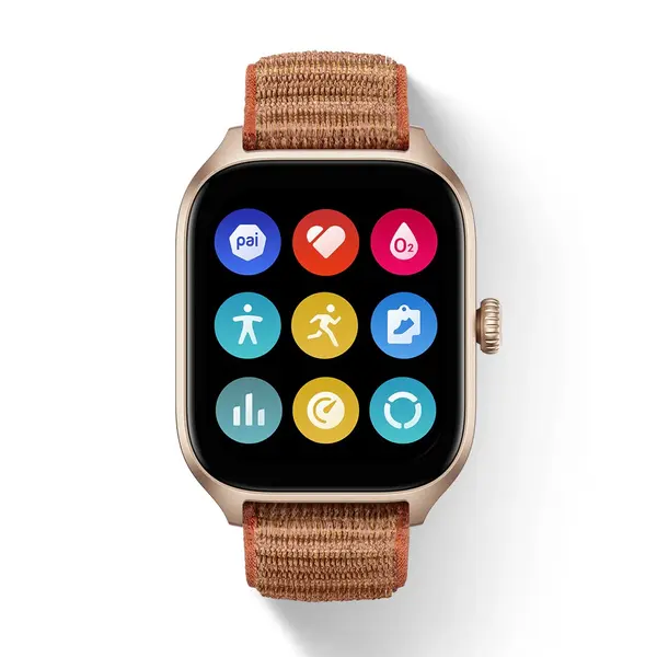 Amazfit GTS 4 AMOLED Smartwatch – Color: Brown – View 2