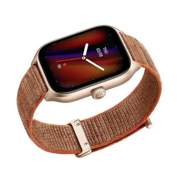 Amazfit GTS 4 AMOLED Smartwatch – Color: Brown – View 3