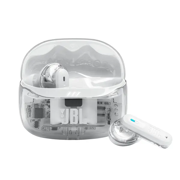 JBL Tune Beam Ghost Edition ANC True Wireless Earbuds – Color: White – View 2