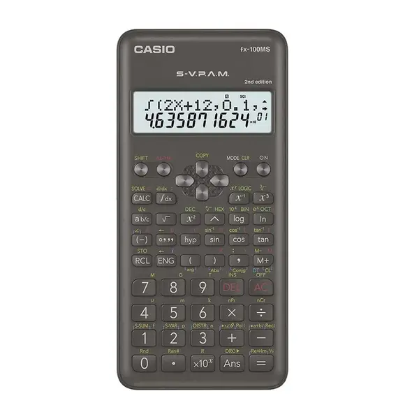 Casio fx-100MS 2nd Edition Non Programmable Scientific Calculator – View 1