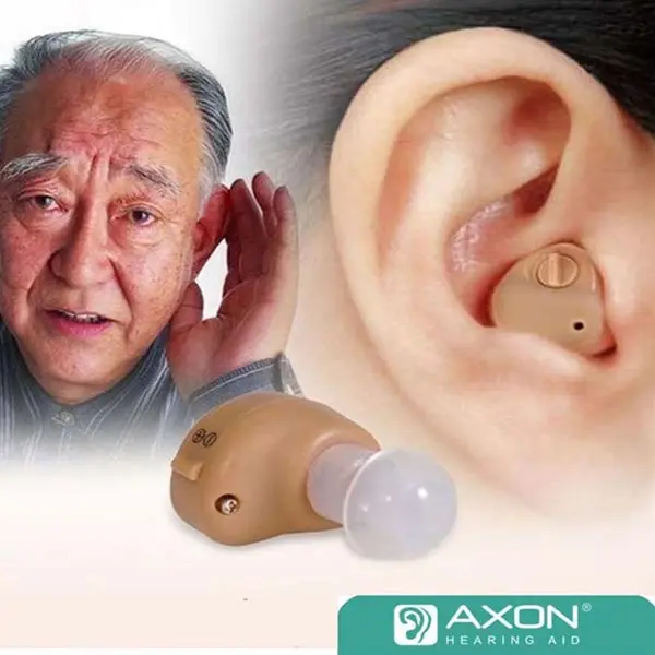 Axon K-80 Compact Wireless Clear Sound Hearing Aid  – Color: Brown – View 5