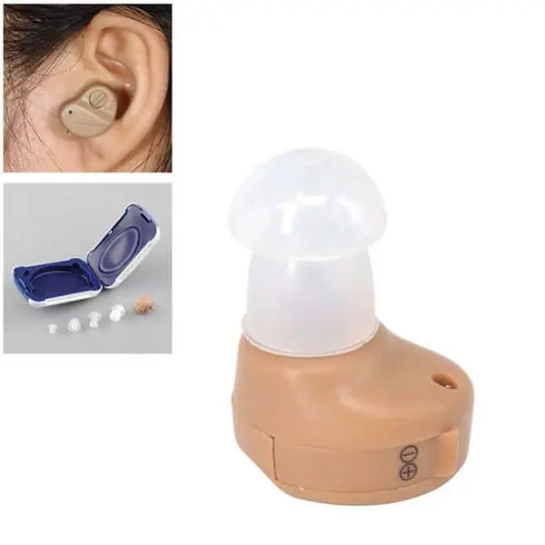 Axon K-80 Compact Wireless Clear Sound Hearing Aid  – Color: Brown – View 3