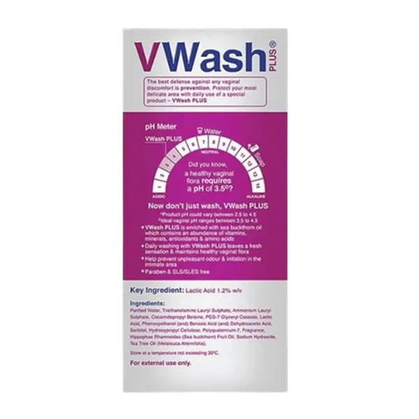 VWash Plus Expert Intimate Hygiene Wash for Women – 100ml – View 2