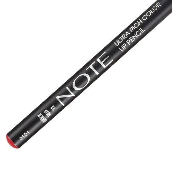 Note Brick Red 11 Ultra Rich Color Paraben-Free Lip Liner Pencil – View 2