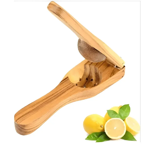 Lebu Chipa Wooden Manual Hand Press Lemon Juicer – View 2