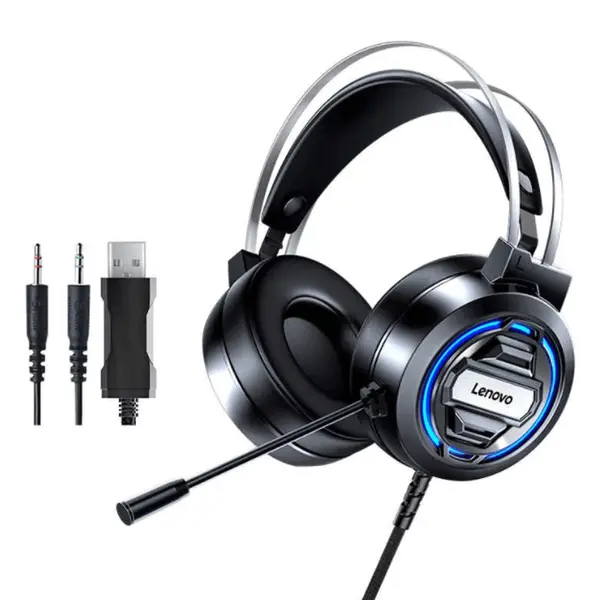 Lenovo H401 Gaming Headset Over-ear 3.5mm USB 7.1 Surround Sound – View 2