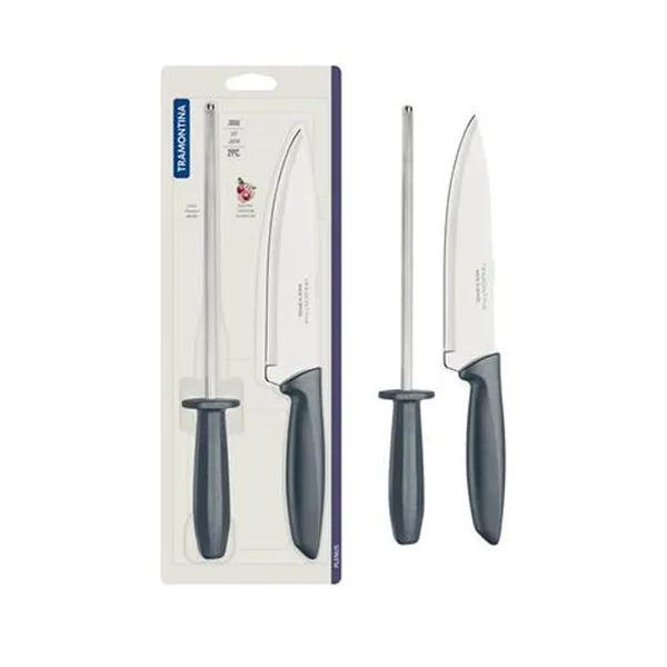 Tramontina 23498/611 Stainless Steel Blades Knife 2pc Set Plenus – View 5