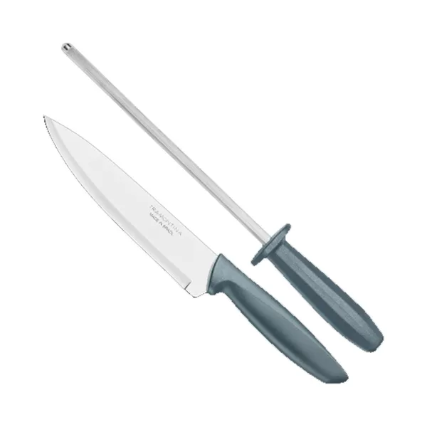 Tramontina 23498/611 Stainless Steel Blades Knife 2pc Set Plenus – View 1