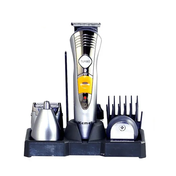 Kemei KM-580A Cord/Cordless 7 In 1 Muti-Functional Trimmer Set – View 1