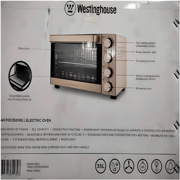 Westinghouse WKTOC3501RG 35L Multi Function Electric Oven – View 3