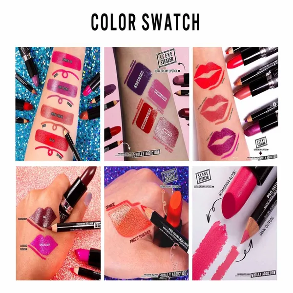 J.Cat Wl210 Red Hot Wholly Addiction Pro Define Lip Liner – View 4
