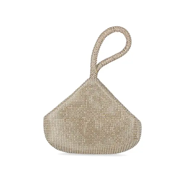 International Concepts Magnetic Snap & Zip Closures Clutche Bag – Color: Gold – View 3